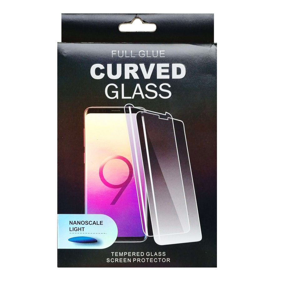 Аксессуары для сотовых оптом: Защитное стекло полноэкранное закругленное Full Glue для Samsung S23+ ультрафиолетовое