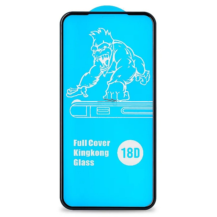 Аксессуары для сотовых оптом: Защитное стекло 5D/6D/10D полноэкранное с силиконовыми краями (тех.пак) для Apple iPhone 13 Pro Max (6.7) черный