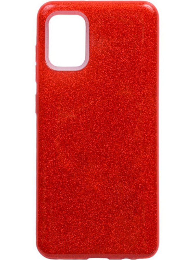 Аксессуары для сотовых оптом: Силиконовая противоударная накладка Diamond для Xiaomi POCO M3 Pro/Redmi Note 10T красный
