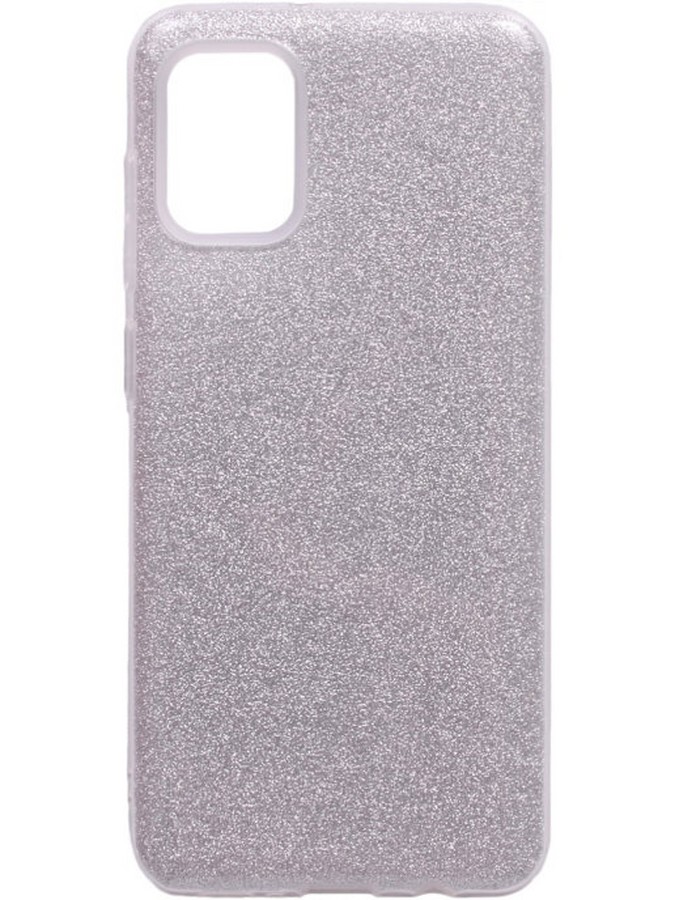 Аксессуары для сотовых оптом: Силиконовая противоударная накладка Diamond для Xiaomi POCO M3 Pro/Redmi Note 10T серебро