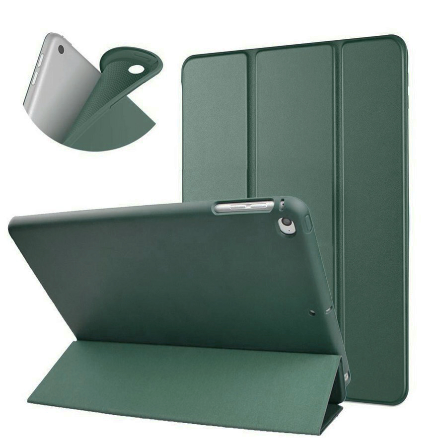 Аксессуары для сотовых оптом: Чехол-книга на силиконовой основе для планшета Xiaomi mi Pad 5/5 Pro темно-зеленый