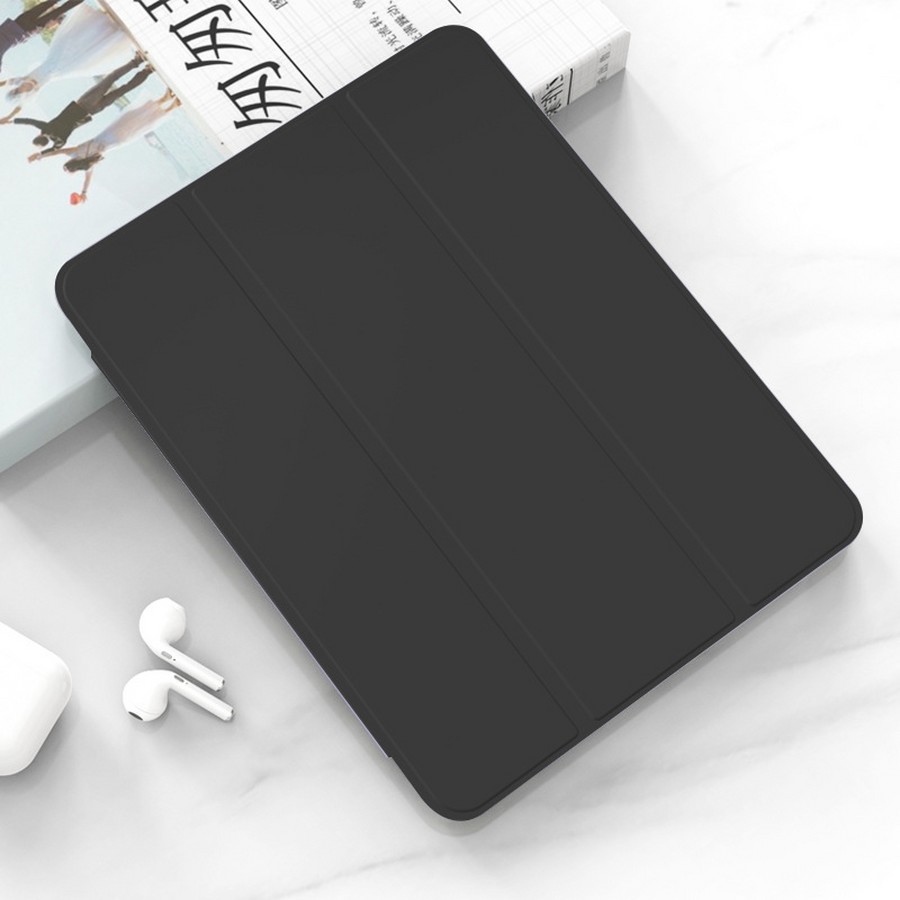Аксессуары для сотовых оптом: Чехол-книга на силиконе для планшета Samsung X200/X205 Tab A8 (10.5) черный