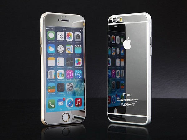 Аксессуары для сотовых оптом: Защитное стекло 0.33 мм для Apple iPhone 5G серебро (переднее/заднее)