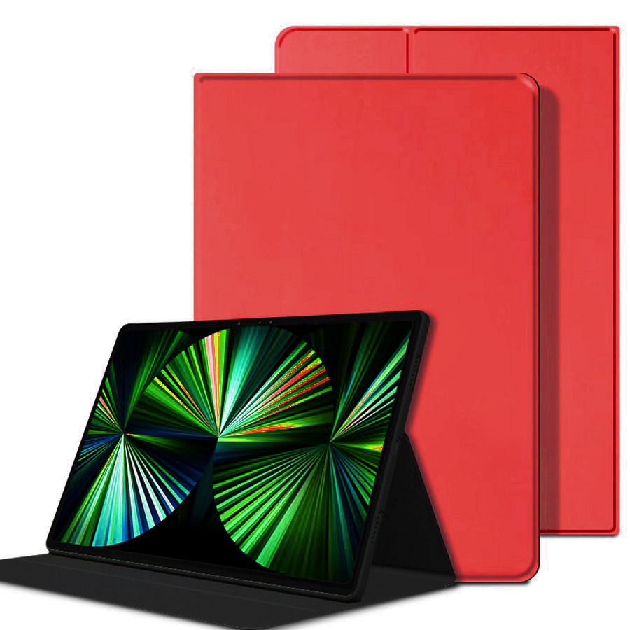 Аксессуары для сотовых оптом: Чехол-книга на силиконовой основе для планшета Xiaomi Redmi Pad 10.6 красный