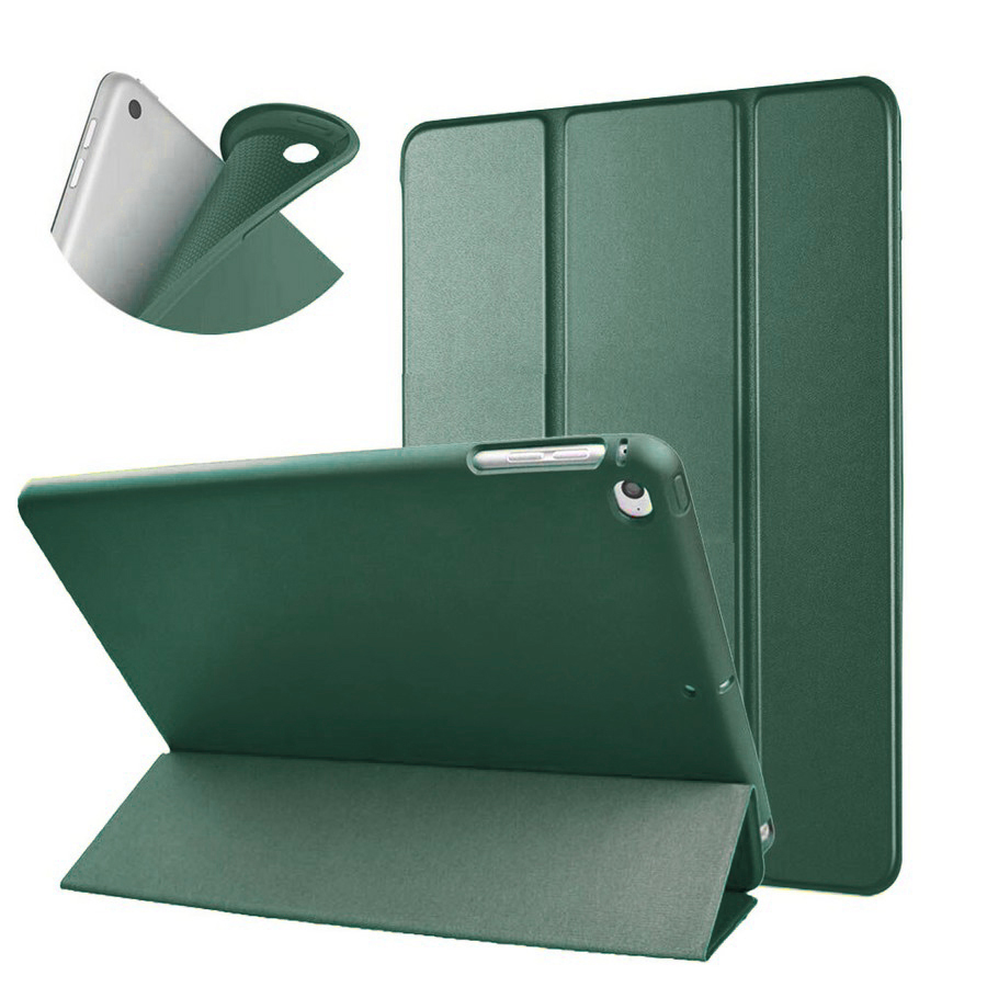 Аксессуары для сотовых оптом: Чехол-книга на силиконовой основе для планшета Apple iPad 10/Air 4 2022 (10.9) зеленый