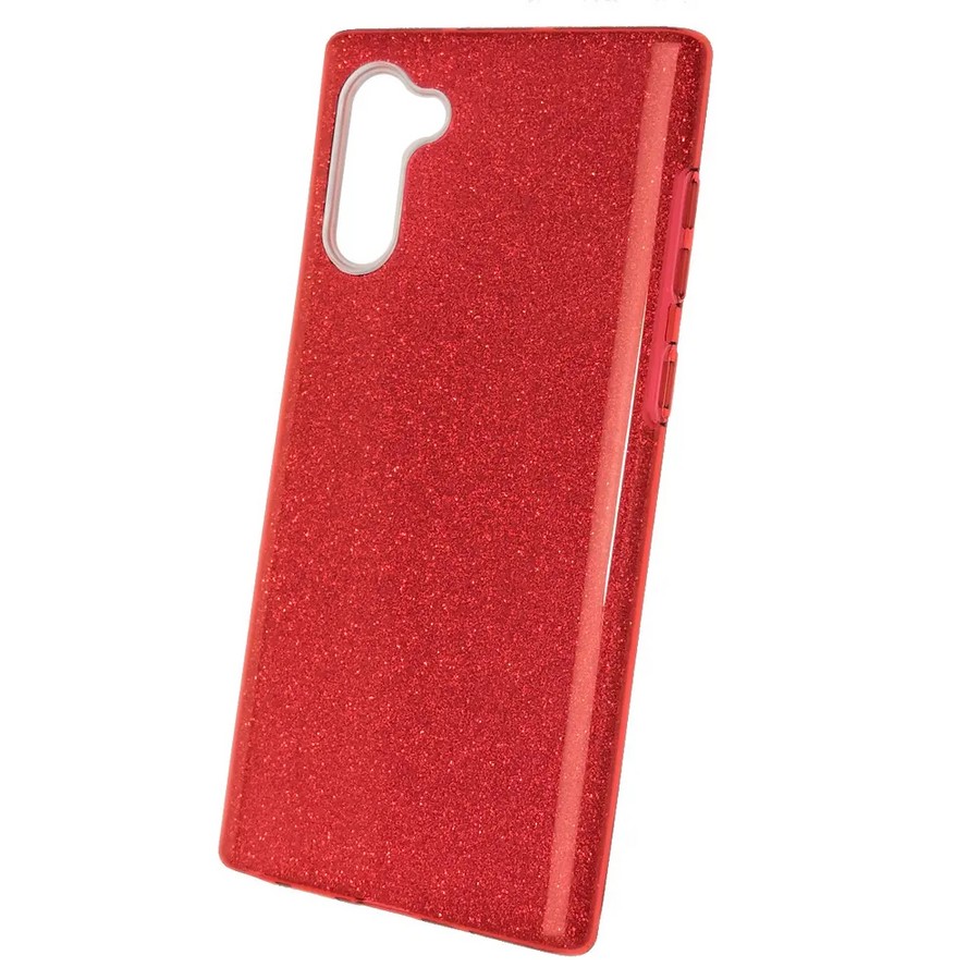 Аксессуары для сотовых оптом: Силиконовая противоударная накладка Diamond для Samsung A14 красный