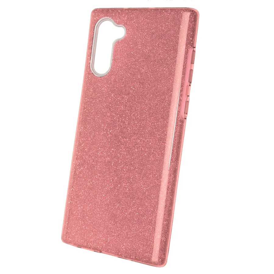 Аксессуары для сотовых оптом: Силиконовая противоударная накладка Diamond для Samsung A14 розовый