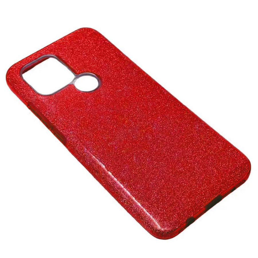 Аксессуары для сотовых оптом: Силиконовая противоударная накладка Diamond для Xiaomi Redmi A1+/ Redmi A2+/Poco C51   красный