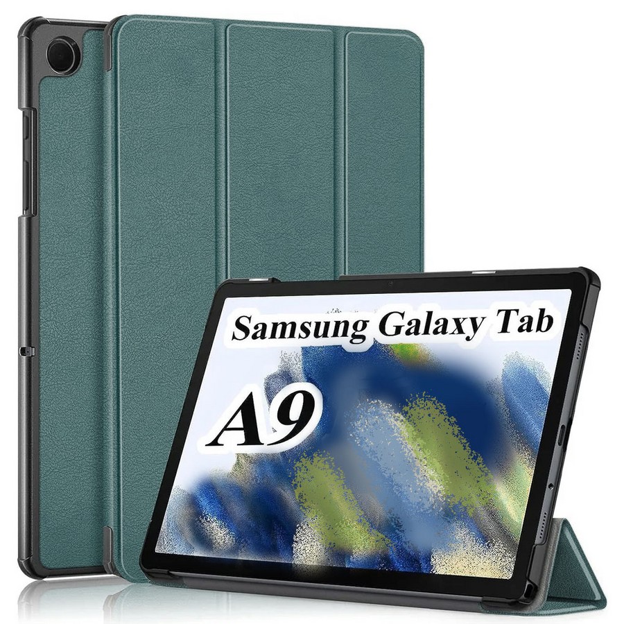 Аксессуары для сотовых оптом: Чехол-книга Fashion Case для планшета Samsung Tab A9+ 2023 зеленый