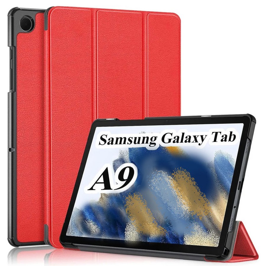 Аксессуары для сотовых оптом: Чехол-книга Fashion Case для планшета Samsung Tab A9 2023 красный