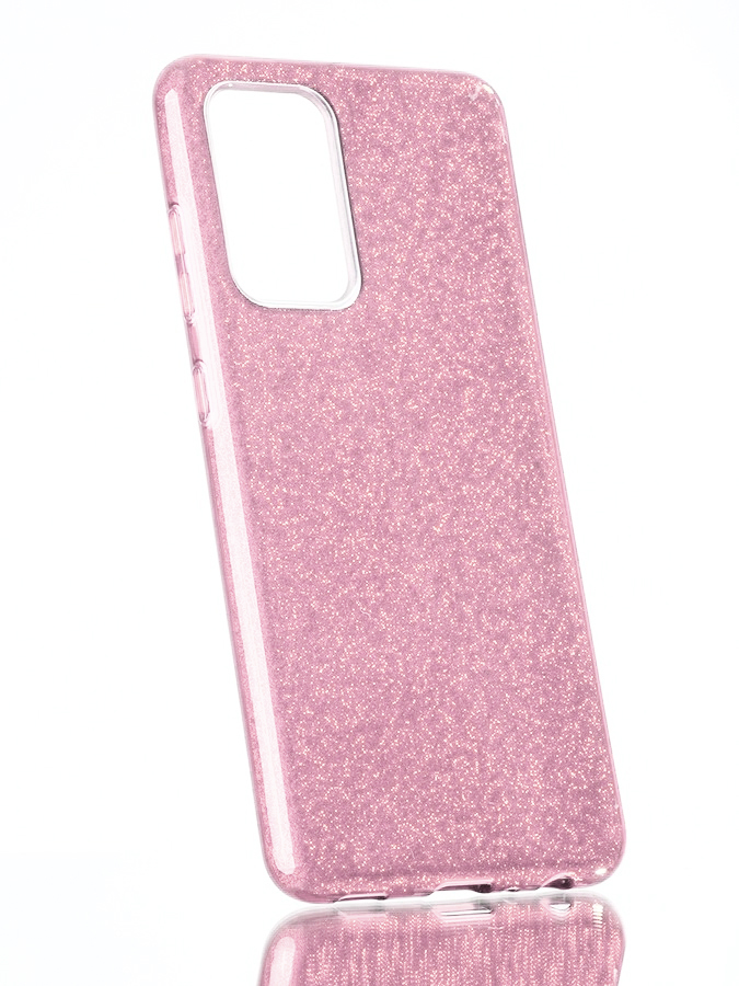 Аксессуары для сотовых оптом: Силиконовая противоударная накладка Diamond для Xiaomi Redmi Note 12S 4G розовый