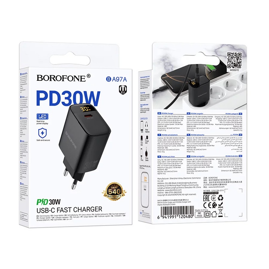    :  Borofone BA97A 1Type-C PD30W 