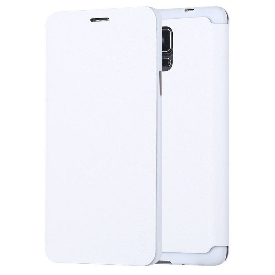 Аксессуары для сотовых оптом: Кожаный чехол-книга X-level Pipilu Fib Colour для Samsung S6 белый