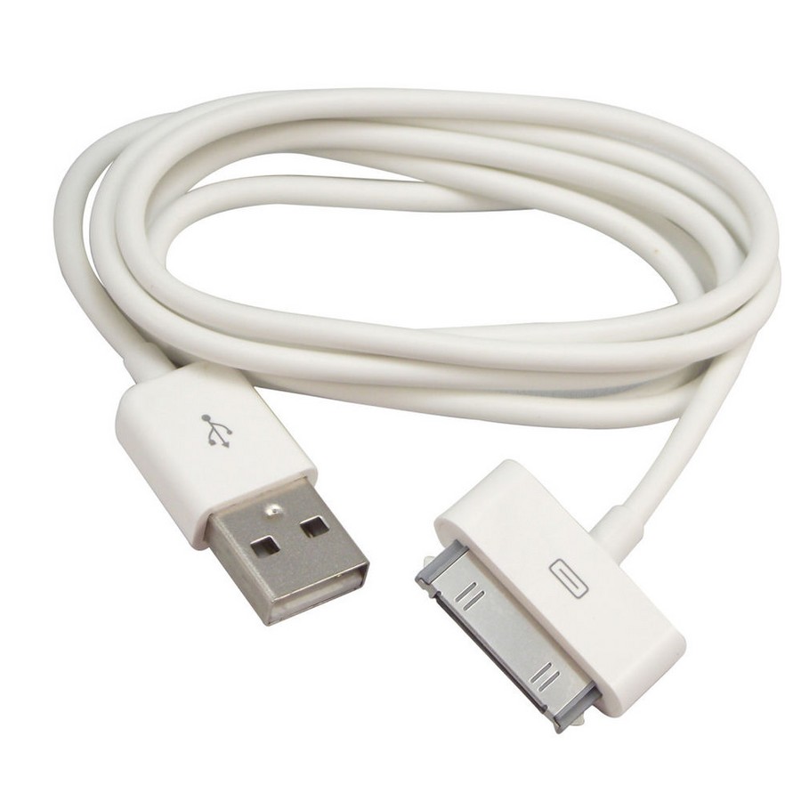 Аксессуары для сотовых оптом: USB кабель для Apple IPhone 4G