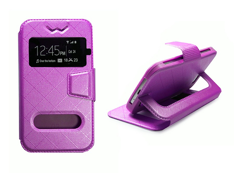 Аксессуары для сотовых оптом: Универсальный чехол для телефона 3.3-3.8 фиолетовый