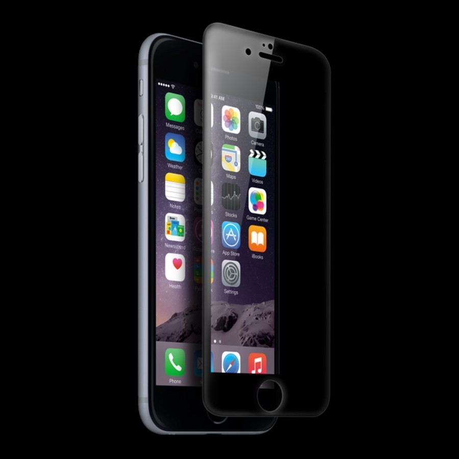 Аксессуары для сотовых оптом: Защитное стекло 5D/6D/10D полноэкранное (тех.пак) для Apple iPhone 6 черный