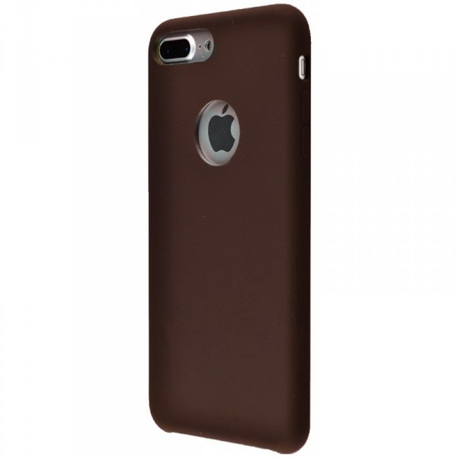 Аксессуары для сотовых оптом: Силиконовая накладка Totu Design для Apple iPhone 7+ / iPhone 8+ коричневый