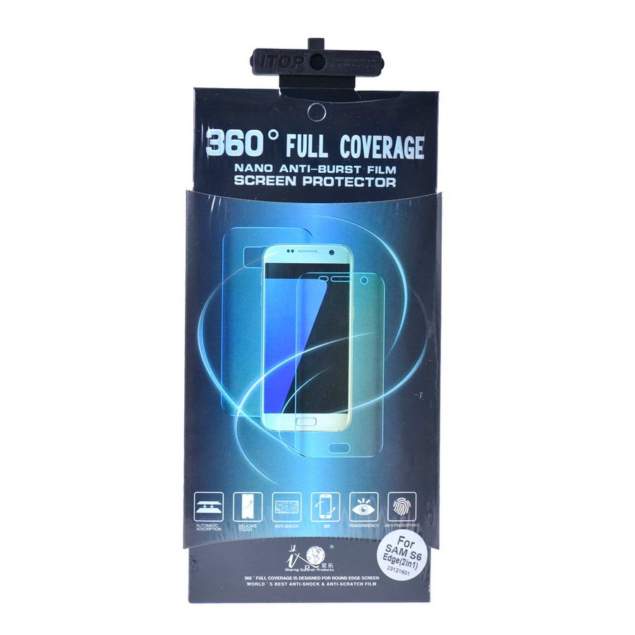 Аксессуары для сотовых оптом: Защитная пленка Full Coverage Dazzle Series (передняя/задняя) для Samsung S8