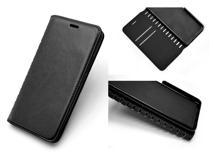 Аксессуары для сотовых оптом: Чехол-книга боковая для Xiaomi mi 6+ черный