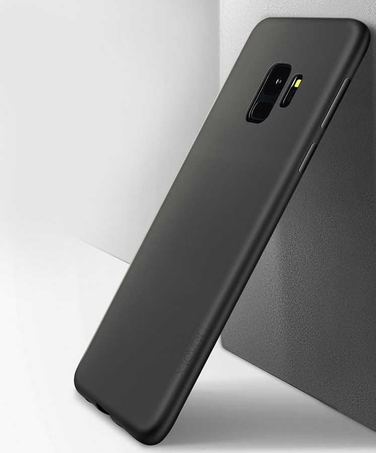 Аксессуары для сотовых оптом: Силиконовая накладка X-level Guardian Series для Samsung S9 черный