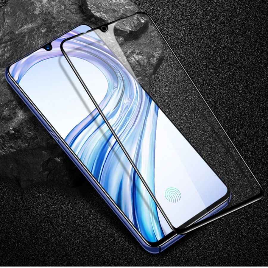 Аксессуары для сотовых оптом: Защитное стекло 3D/5D/6D/9D/10D полноэкранное Full Glue (тех.пак) для Huawei Honor Y7 (2019) черный
