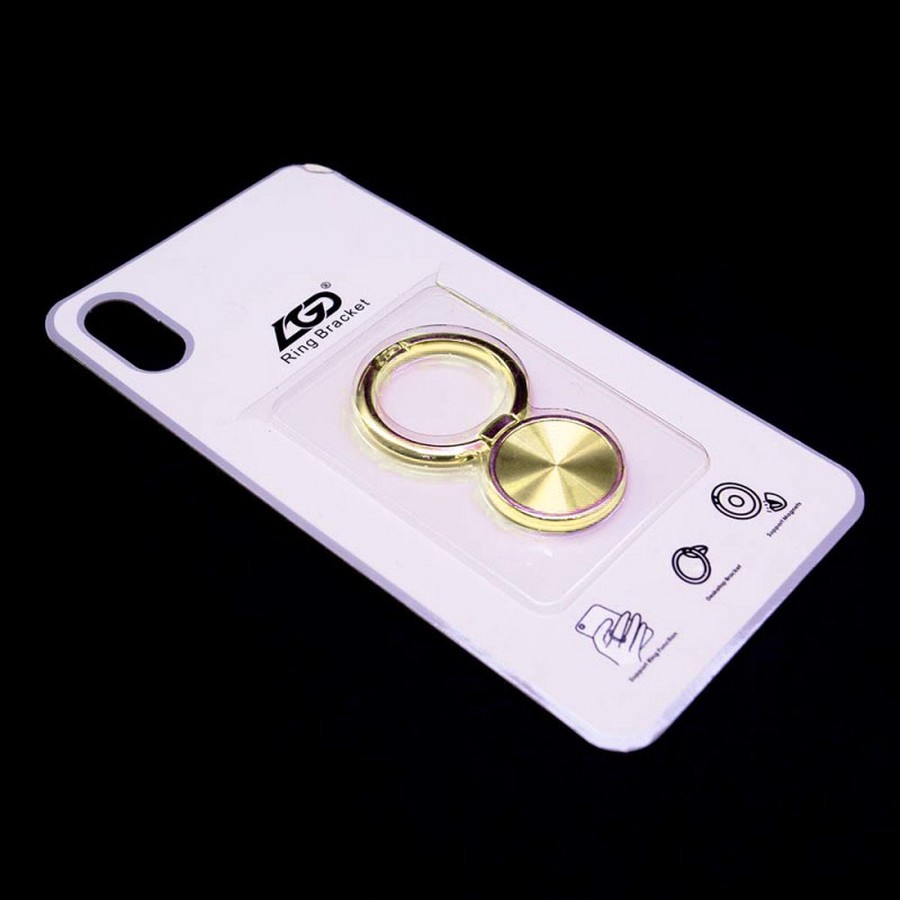 Аксессуары для сотовых оптом: Кольцо-держатель на палец LGD Magnests для телефона золото