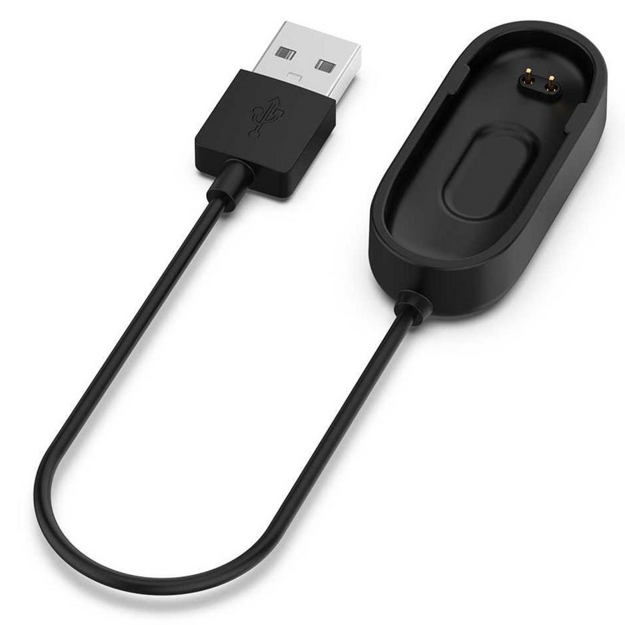 Аксессуары для сотовых оптом: USB для Xiaomi mi band 4 черный