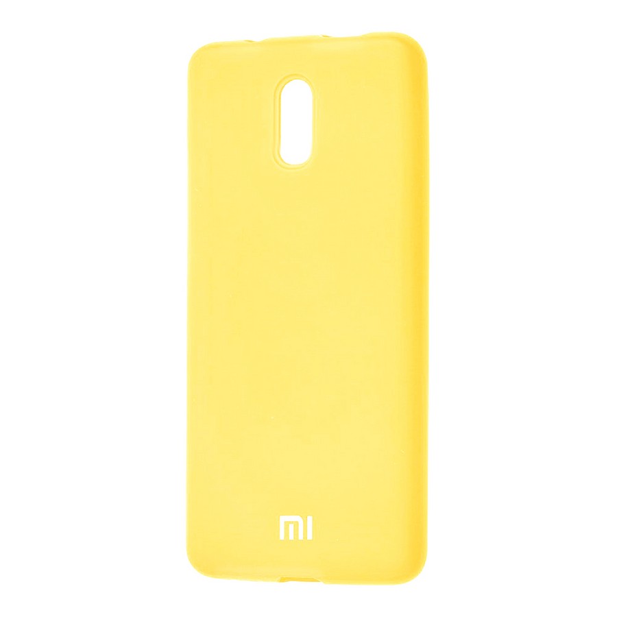 Аксессуары для сотовых оптом: Силиконовая накладка Logo LUX для Xiaomi Redmi 8A желтый
