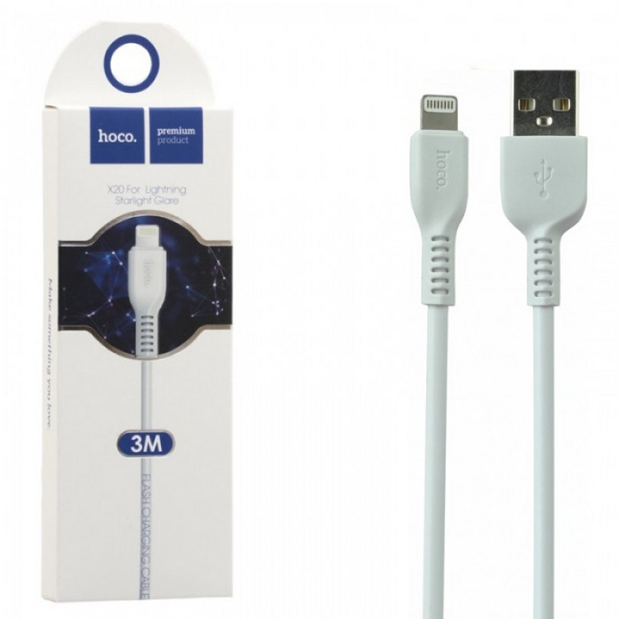    : USB  Hoco X20 Lightning 3m/2A 