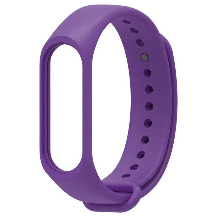 Аксессуары для сотовых оптом: Силиконовый ремешок для Xiaomi mi band 5/6  фиолетовый