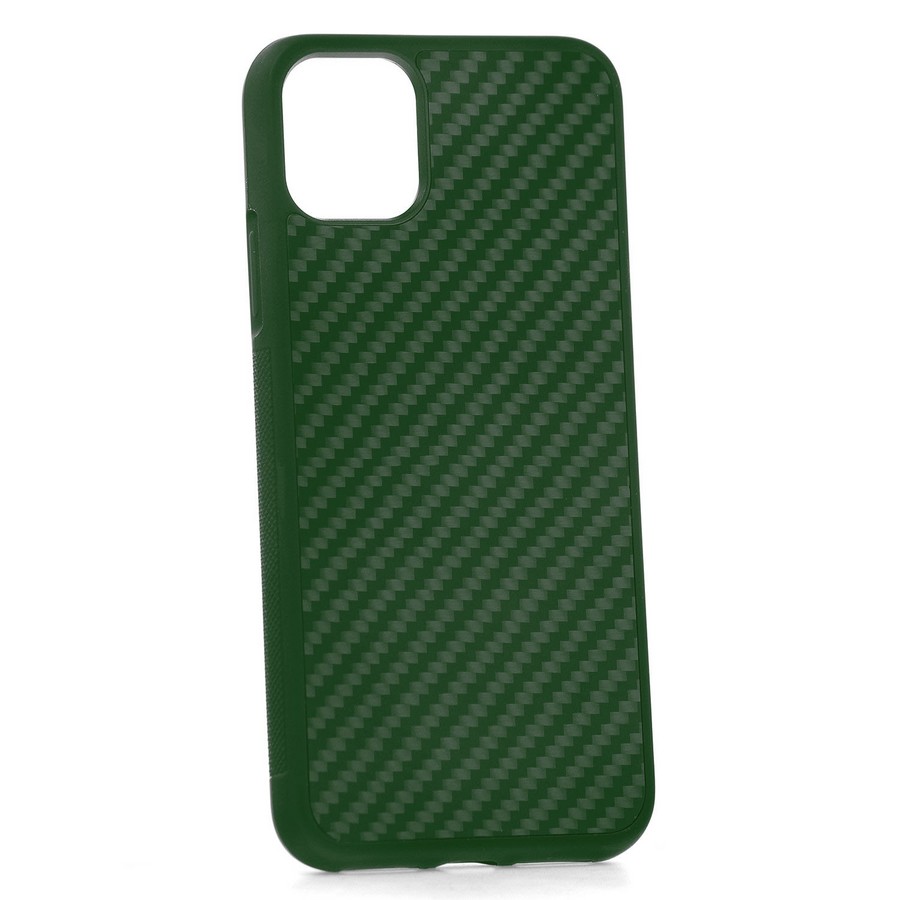 Аксессуары для сотовых оптом: Пластиковая накладка Premium K-Doo Air Carbon Ultra slim (0,45 мм) для Apple iPhone 12 (5.4) зеленый