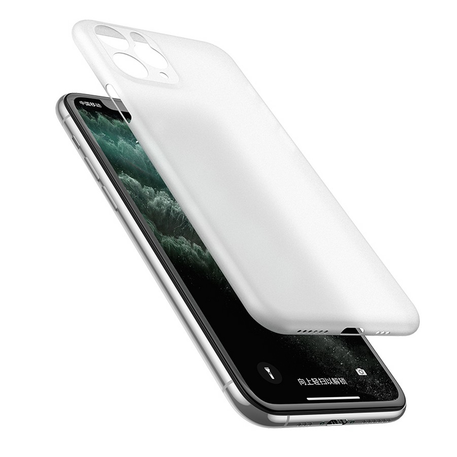 Аксессуары для сотовых оптом: Пластиковая накладка Premium K-Doo Air Skin Ultra slim (0,3 мм) для Apple iPhone 12 (6.7) 3 Lenses белый