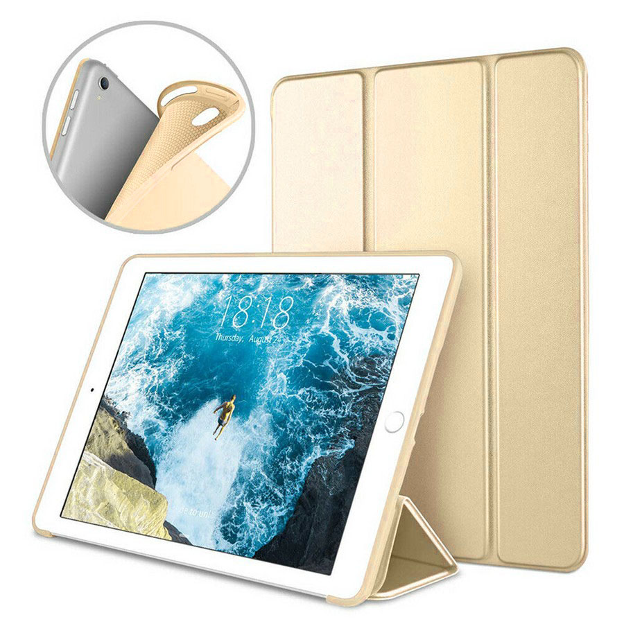 Аксессуары для сотовых оптом: Чехол-книга на силиконовой основе для планшета Apple iPad 7 10.2/iPad Air 3 10.5 (2019) золото