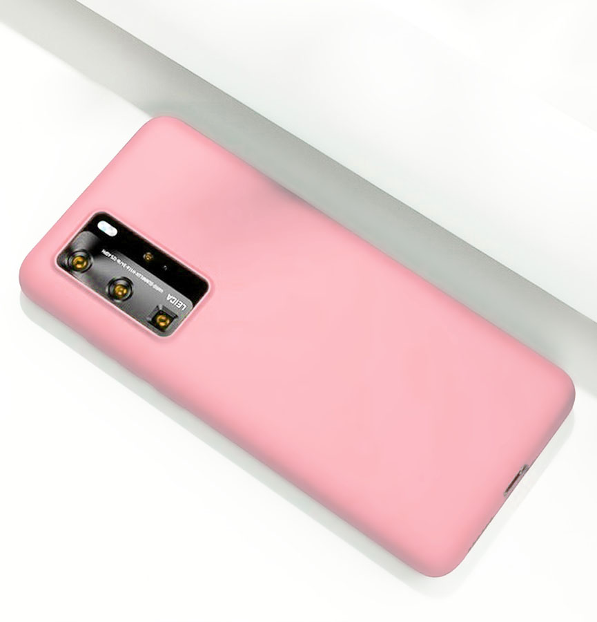 Аксессуары для сотовых оптом: Силиконовая накладка тонкая для Huawei Honor 10X Lite розовый