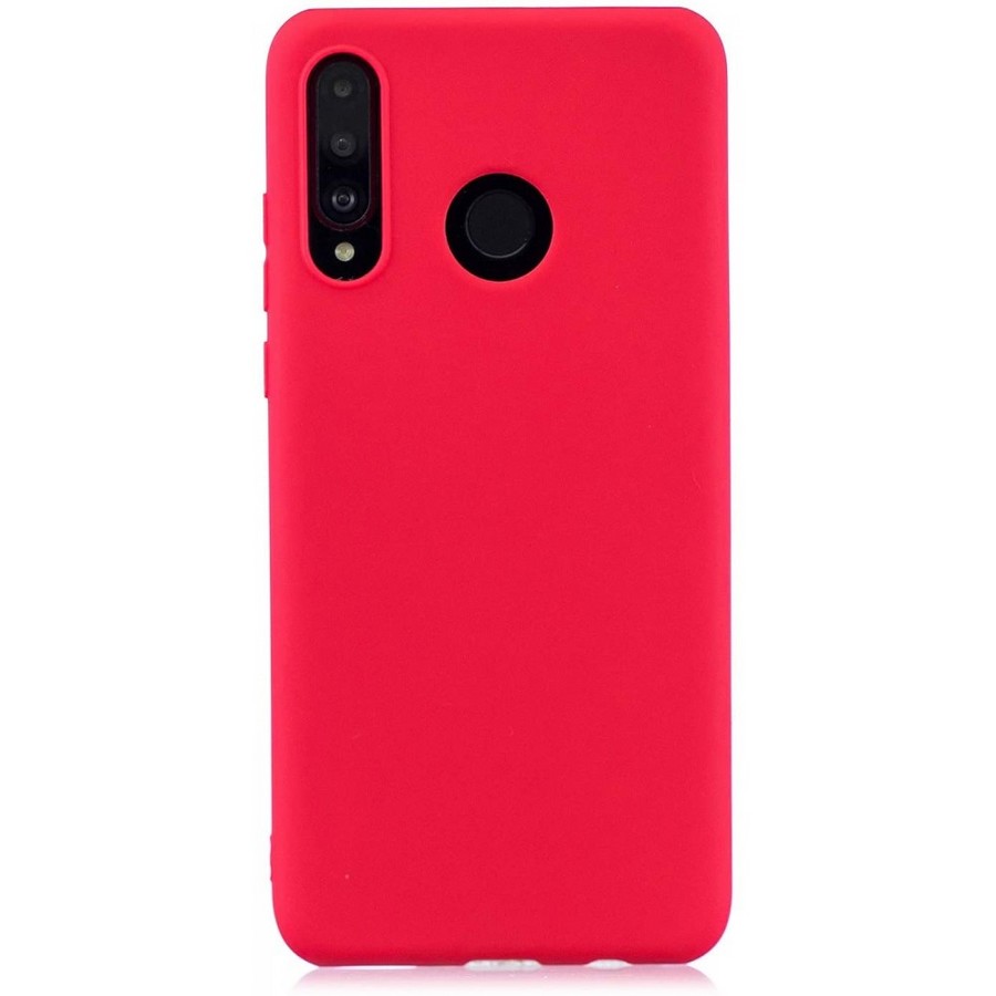 Аксессуары для сотовых оптом: Силиконовая накладка тонкая для Huawei Honor 20E/10i/Honor 20 Lite/P Smart+ (2019) красный