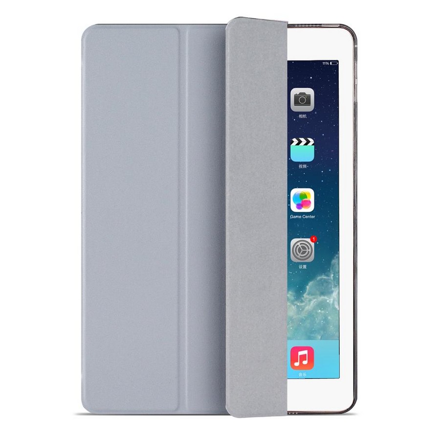 Аксессуары для сотовых оптом: Чехол-книга Smart Case без логотипа для планшета Apple iPad Pro (2018) 12.9 серый