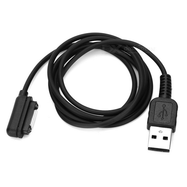 Аксессуары для сотовых оптом: USB кабель Sony Magnetic Charging Cable черный