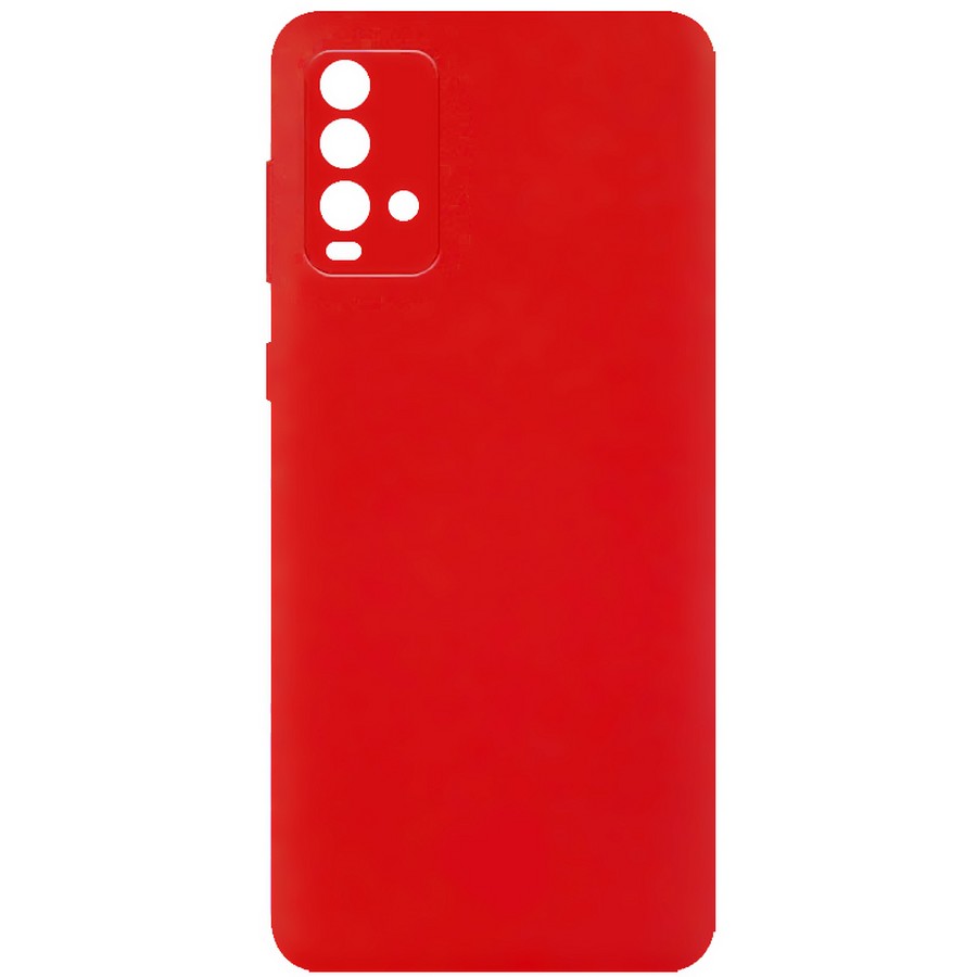 Аксессуары для сотовых оптом: Силиконовая накладка тонкая для Xiaomi Redmi 9T красный