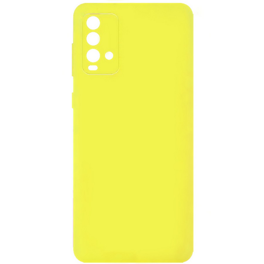 Аксессуары для сотовых оптом: Силиконовая накладка тонкая для Xiaomi Redmi 9T желтый