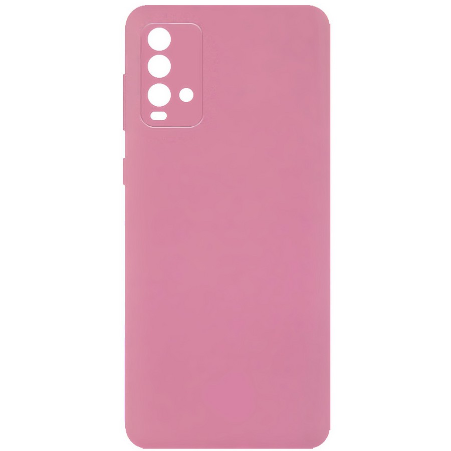 Аксессуары для сотовых оптом: Силиконовая накладка тонкая для Xiaomi Redmi 9T розовый