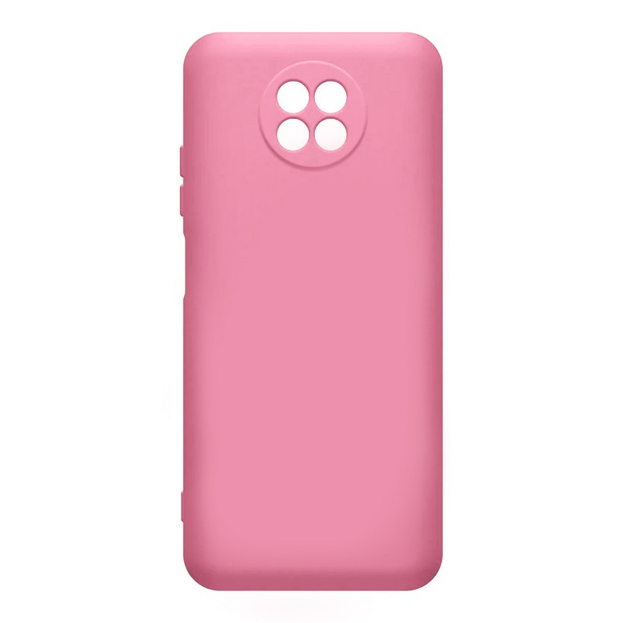 Аксессуары для сотовых оптом: Силиконовая накладка тонкая для Xiaomi Redmi Note 9T розовый