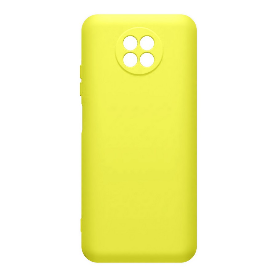 Аксессуары для сотовых оптом: Силиконовая накладка тонкая для Xiaomi Redmi Note 9T желтый