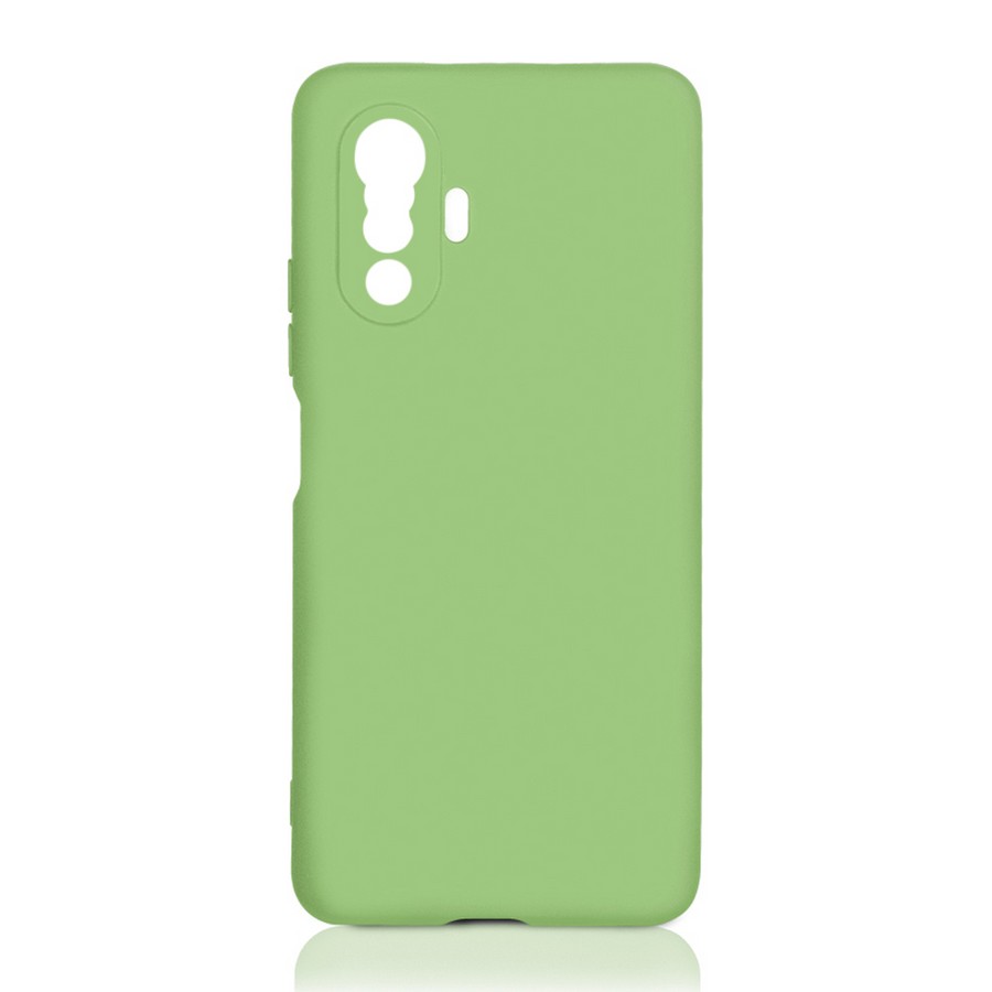 Аксессуары для сотовых оптом: Силиконовая накладка без логотипа Silky soft-touch для Xiaomi Poco F3 GT светло-зеленый