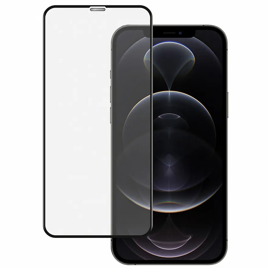 Аксессуары для сотовых оптом: Защитное стекло глянцевое керамика (тех.пак) для Apple iPhone 13 Pro MAX (6.7) черный