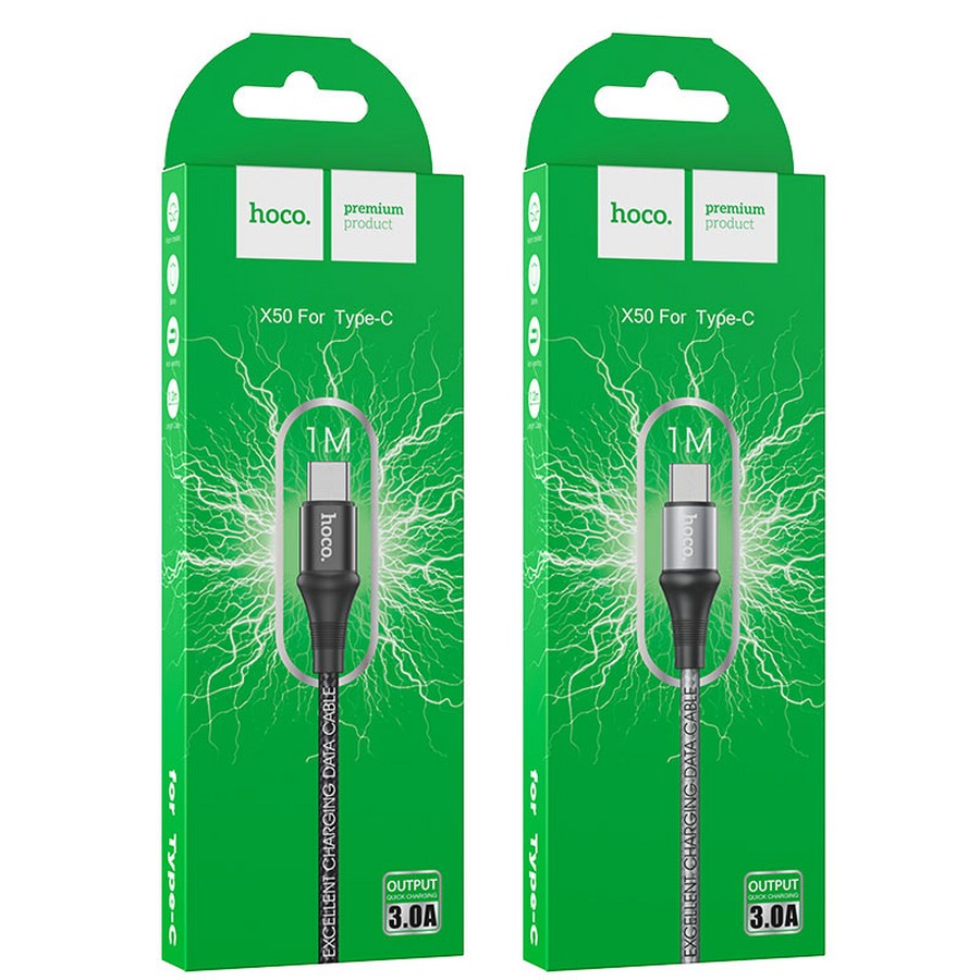    : USB  Hoco X50 Type-C 3.0A 1m 