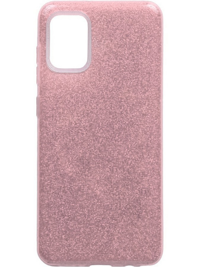 Аксессуары для сотовых оптом: Силиконовая противоударная накладка Diamond для Xiaomi POCO M3 Pro/Redmi Note 10T розовый