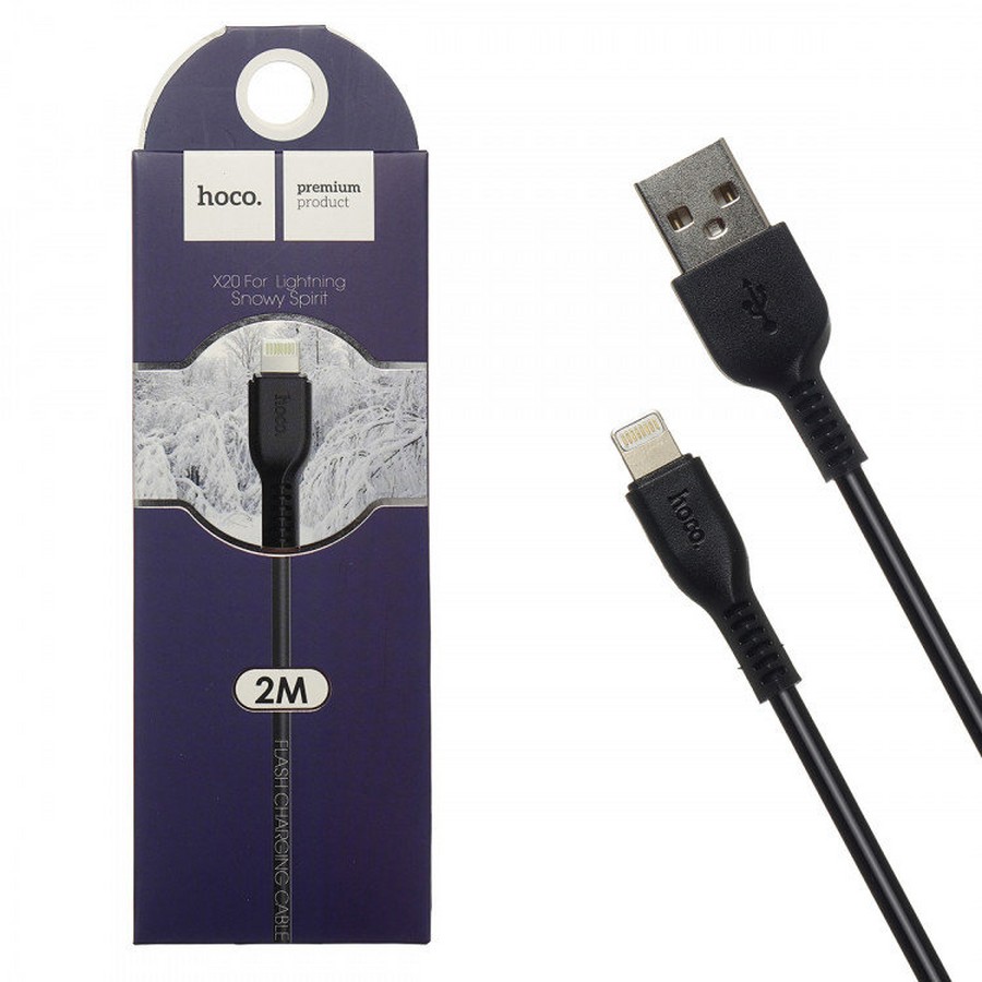    : USB  Hoco X20 Lightning 2m 