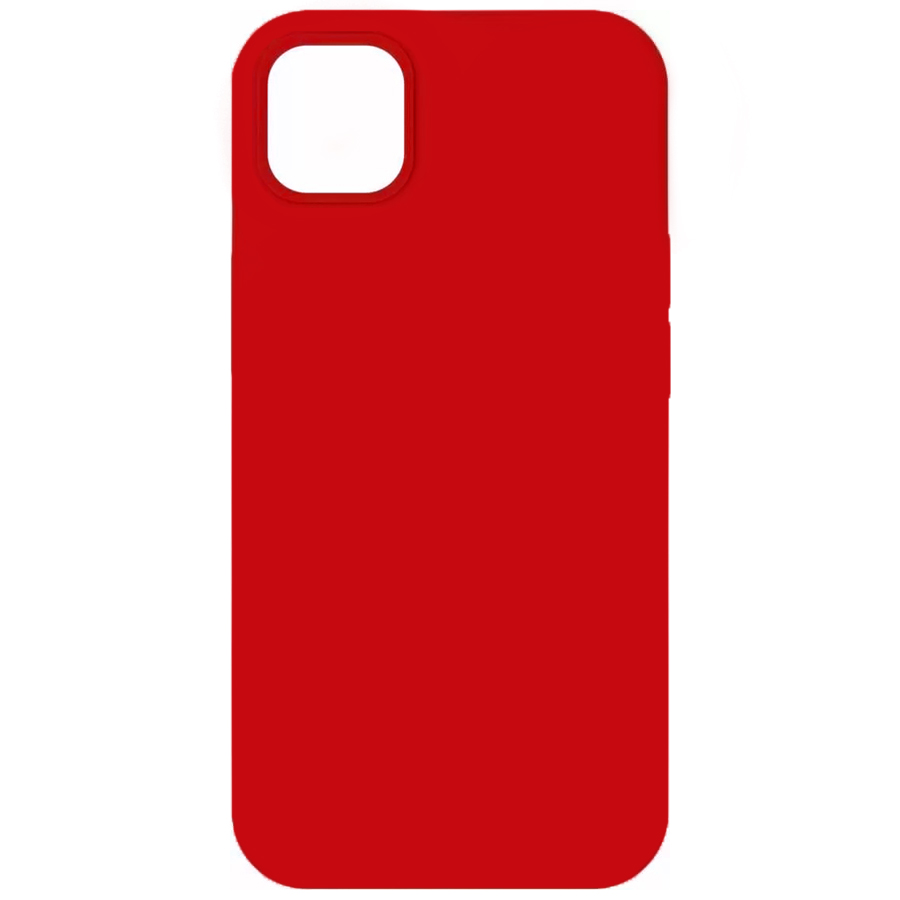 Аксессуары для сотовых оптом: Силиконовая накладка без логотипа Silky soft-touch для Samsung A22S 5G красный