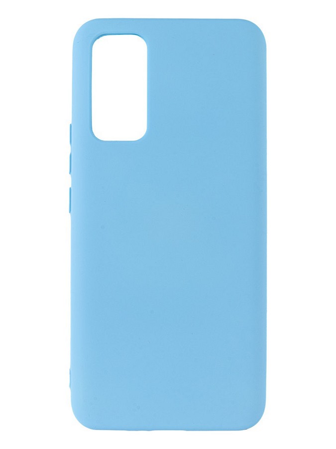 Аксессуары для сотовых оптом: Силиконовая накладка без логотипа Silky soft-touch для Xiaomi Redmi 10 голубой