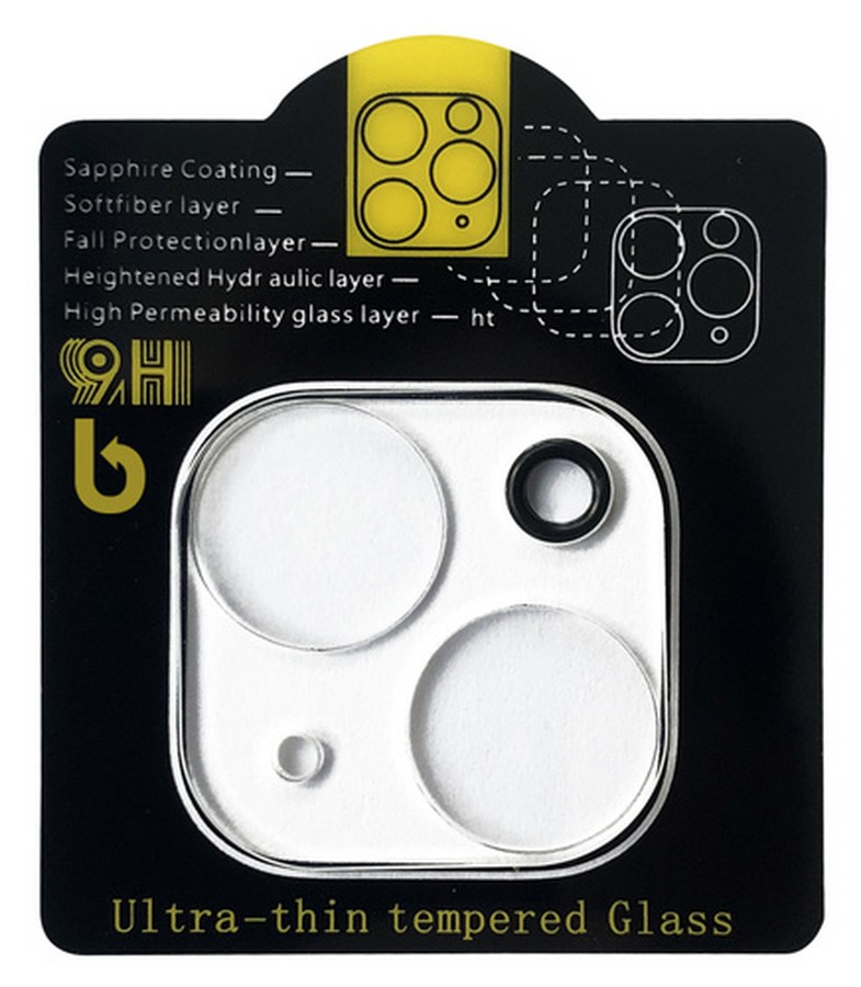 Аксессуары для сотовых оптом: Защитное стекло для камеры для Apple iPhone 14 (6.1)/14 Max (6.7) 3 Lenses